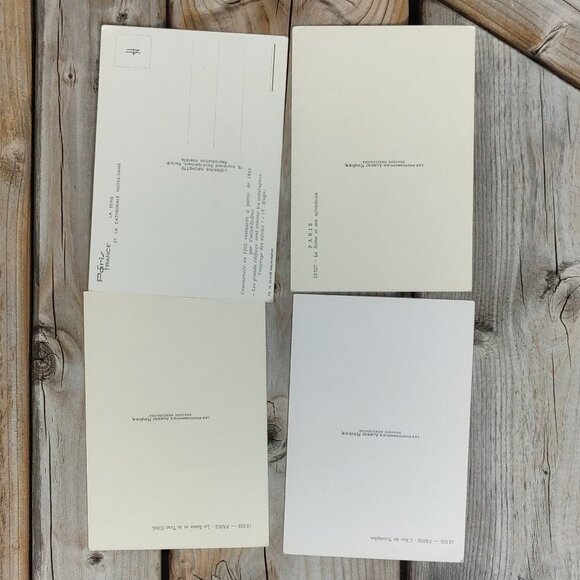 Lot of Paris Postcards Lot of 4 - Picture 2 of 2